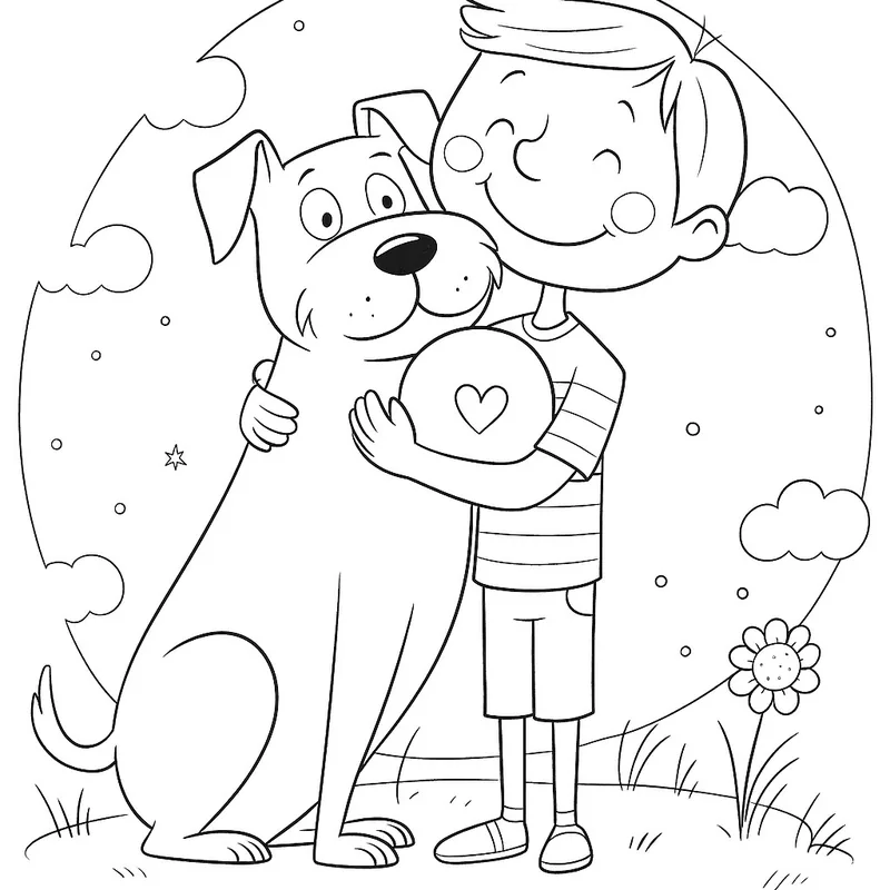 Free colouring page