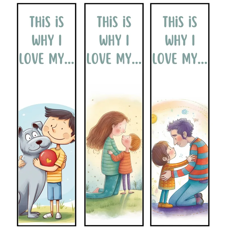 Printable bookmarks