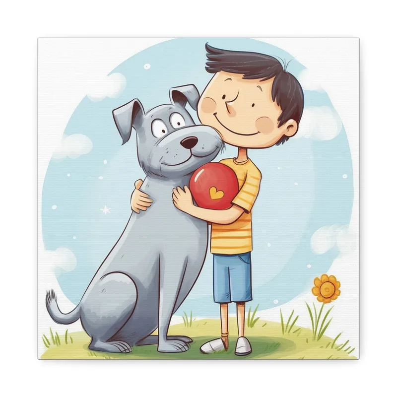This is why I love my dog! — canvas gallery wrap